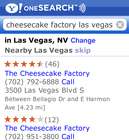 Yahoo oneSearch 2.0: Suchergebnis