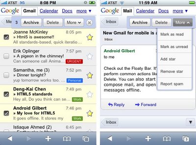Gmail Mobile: Neue Version fr Android und iPhone