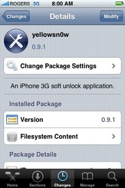 yellowsn0w entfernt den SIM-Lock vom iPhone 3G (Bild: mobilemag.com)